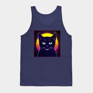 Retro Meow Tank Top